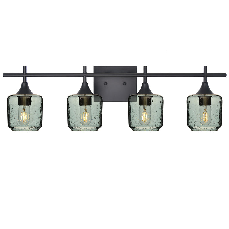 601 4-Light Vanity – Lunar / Slate Gray / Matte Black