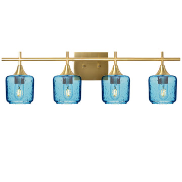 Lunar / Steel Blue / Polished Brass