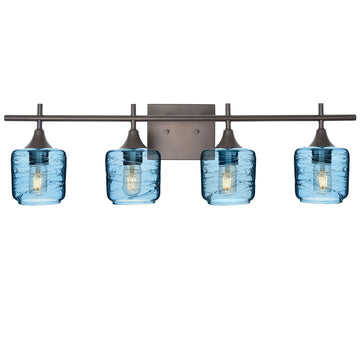 Spun / Steel Blue / Antique Bronze