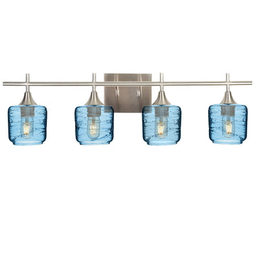 Spun / Steel Blue / Brushed Nickel