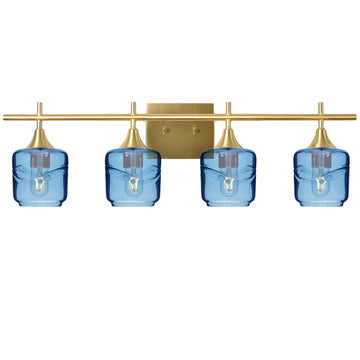 Swell / Steel Blue / Polished Brass