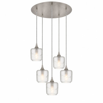 Glacial / Eco Clear / Brushed Nickel - 4ft Cord