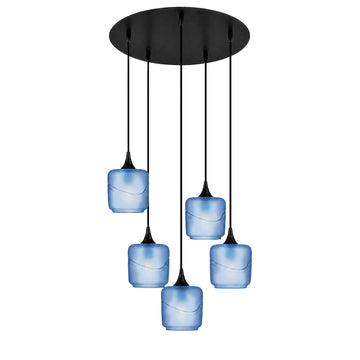 Glacial / Steel Blue / Matte Black - 4ft Cord