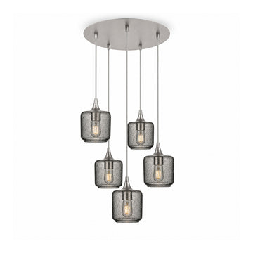 Lunar / Slate Gray / Brushed Nickel - 4ft Cord