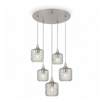 Spun / Eco Clear / Brushed Nickel - 4ft Cord