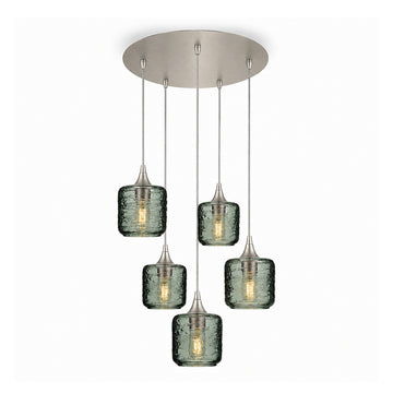 Spun / Slate Gray / Brushed Nickel - 4ft Cord