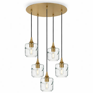 Swell / Eco Clear / Polished Brass - 4ft Cord