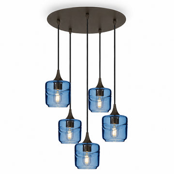 Swell / Steel Blue / Antique Bronze - 4ft Cord