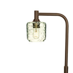 601 Floor Lamp-Glass-Bicycle Glass Co - Hotshop-Lunar-Eco Clear-Antique Bronze-Bicycle Glass Co