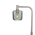 601 Floor Lamp-Glass-Bicycle Glass Co - Hotshop-Lunar-Slate Gray-Brushed Nickel-Bicycle Glass Co