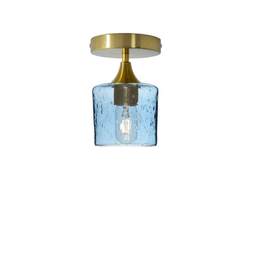 Lunar / Steel Blue / Polished Brass