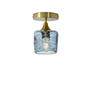 Spun / Slate Gray / Polished Brass