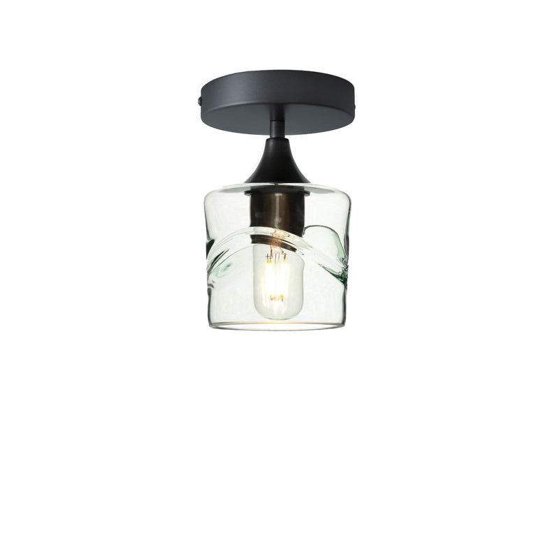 601 Semi-Flush Light – Swell / Eco Clear / Antique Bronze