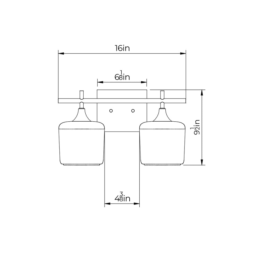 601 2-Light Wall Vanity