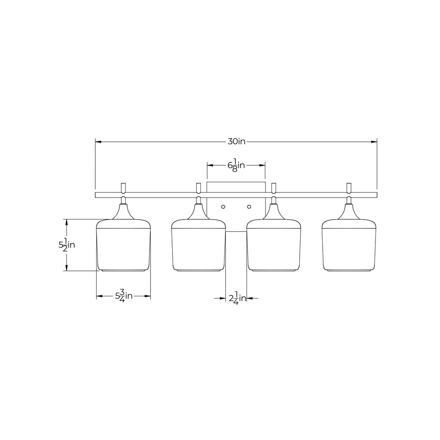 601 4-Light Vanity