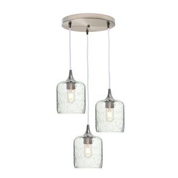 Brushed Nickel - 4ft Cord / Lunar / Eco Clear
