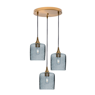 Polished Brass - 4ft Cord / Lunar / Slate Gray
