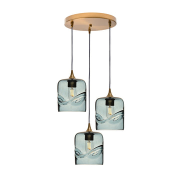 Polished Brass - 4ft Cord / Swell / Slate Gray