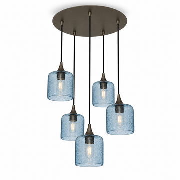 Antique Bronze - 4ft Cord / Lunar / Steel Blue