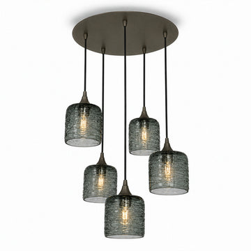 Antique Bronze - 4ft Cord / Spun / Slate Gray
