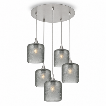 Brushed Nickel - 4ft Cord / Celestial / Slate Gray
