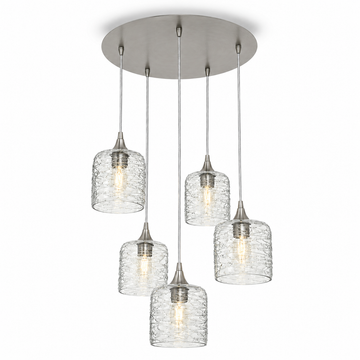 Brushed Nickel - 4ft Cord / Spun / Eco Clear