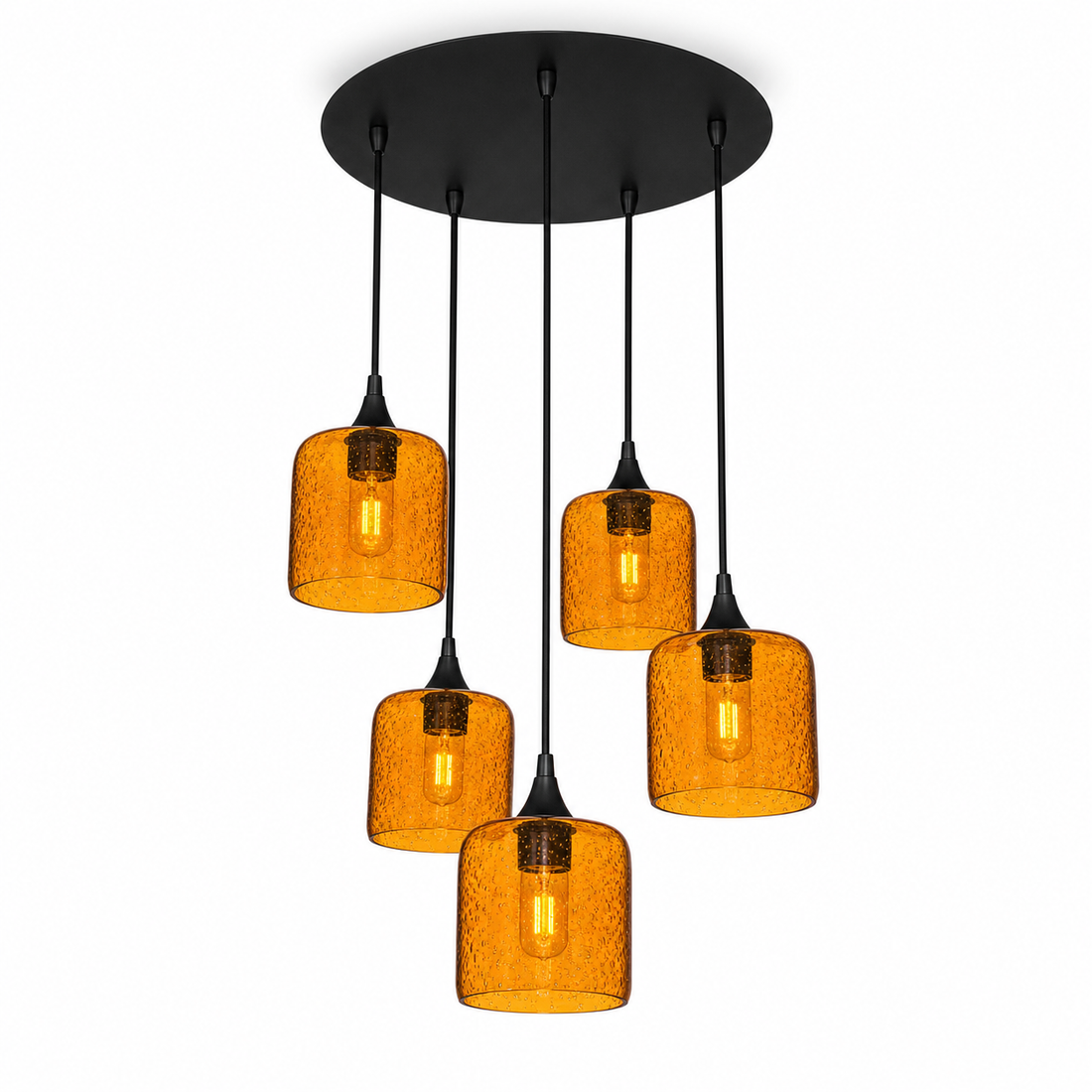 603 5 Pendant Cascade Chandelier