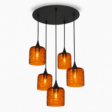 Matte Black - 4ft Cord / Spun / Golden Amber