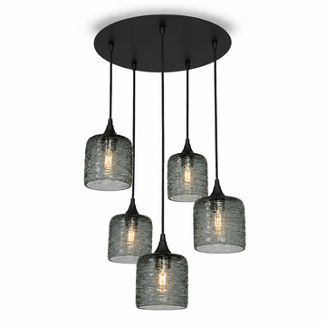 Matte Black - 4ft Cord / Spun / Slate Gray