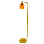 603 Floor Lamp-Glass-Bicycle Glass Co - Hotshop-Lunar-Steel Blue-Brushed Nickel-Bicycle Glass Co