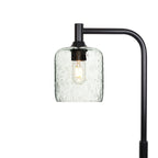 603 Floor Lamp-Glass-Bicycle Glass Co - Hotshop-Lunar-Eco Clear-Matte Black-Bicycle Glass Co