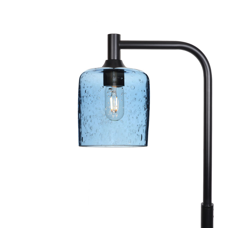 603 Floor Lamp — Lunar / Steel Blue / Matte Black
