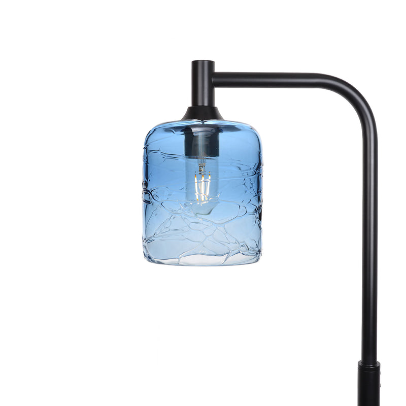 603 Floor Lamp — Spun / Steel Blue / Matte Black