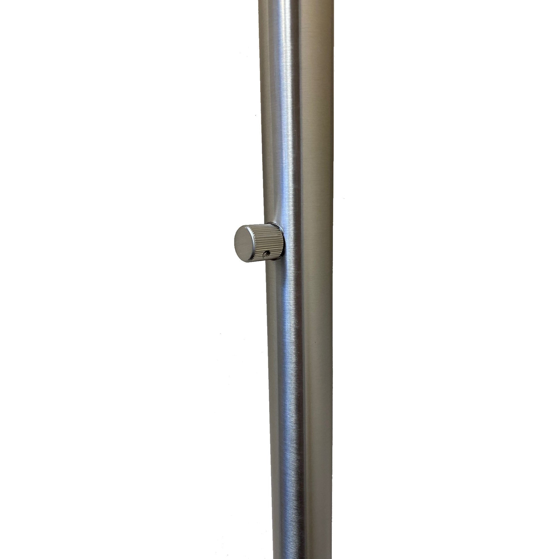 603 Lunar: Floor Lamp-Glass-Bicycle Glass Co - Hotshop-Eco Clear-Brushed Nickel-Bicycle Glass Co