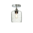 603 Semi-Flush-Bicycle Glass Co - Hotshop-Lunar-Eco Clear-Brushed Nickel-Bicycle Glass Co