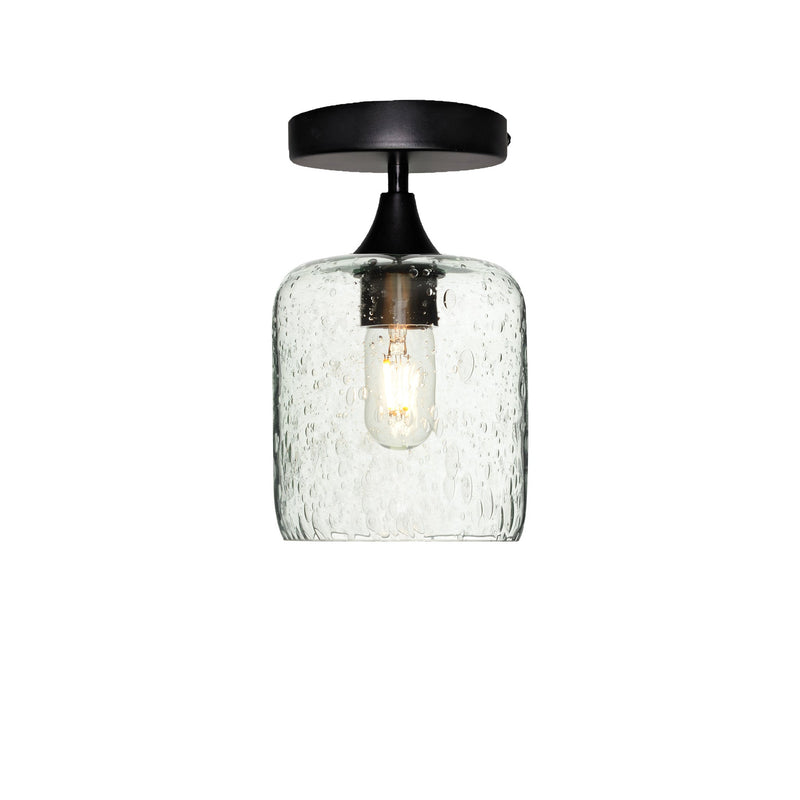 603 Semi-Flush Light – Lunar / Eco Clear / Matte Black