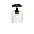 603 Semi-Flush-Bicycle Glass Co - Hotshop-Lunar-Eco Clear-Matte Black-Bicycle Glass Co