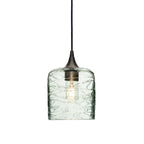 603 Single Pendant Light-Bicycle Glass Co-Antique Bronze 15ft Cord + Track Mount-Spun-Eco Clear-Bicycle Glass Co
