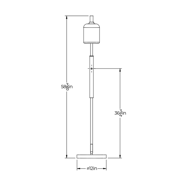 Dimensional Drawing: Front