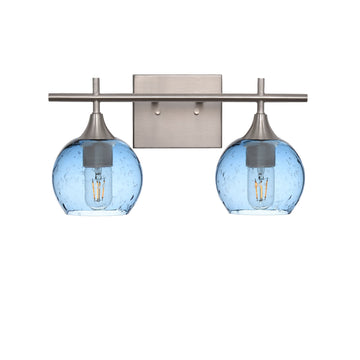 Brushed Nickel / Lunar / Steel Blue
