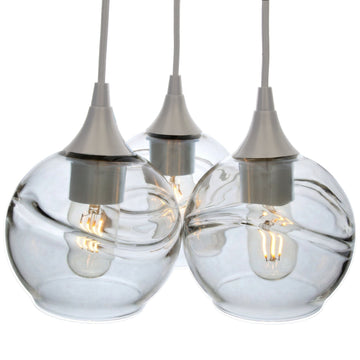 Brushed Nickel - 4ft Cord / Swell / Eco Clear