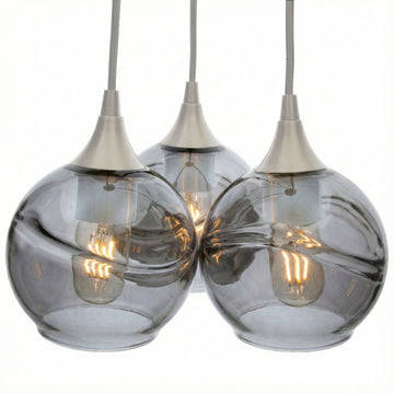 Brushed Nickel - 4ft Cord / Swell / Slate Gray