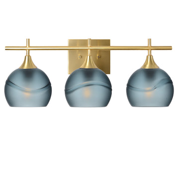 Glacial / Slate Gray / Polished Brass