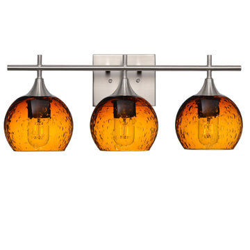 Lunar / Golden Amber / Brushed Nickel