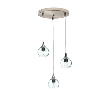 Brushed Nickel - 4ft Cord / Lunar / Eco Clear