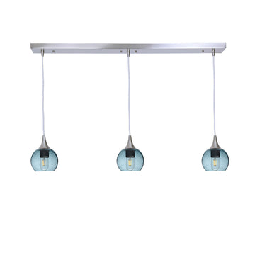 Brushed Nickel - 4ft Cord / Lunar / Slate Gray