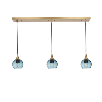 Polished Brass - 4ft Cord / Lunar / Slate Gray