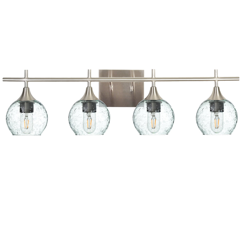763 4-Light Vanity – Lunar / Eco Clear / Brushed Nickel
