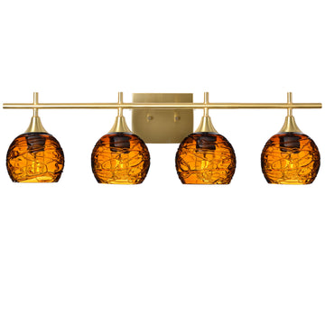 Spun / Golden Amber / Polished Brass