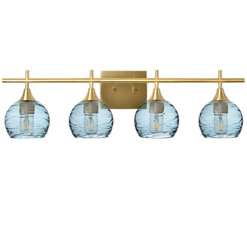 Spun / Slate Gray / Polished Brass